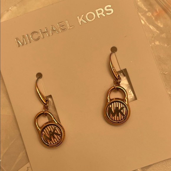 Mk Earrings Rose gold brand new - Picture 1 of 9